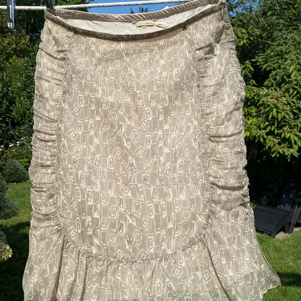 Max Studio 100% Silk Skirt View 3